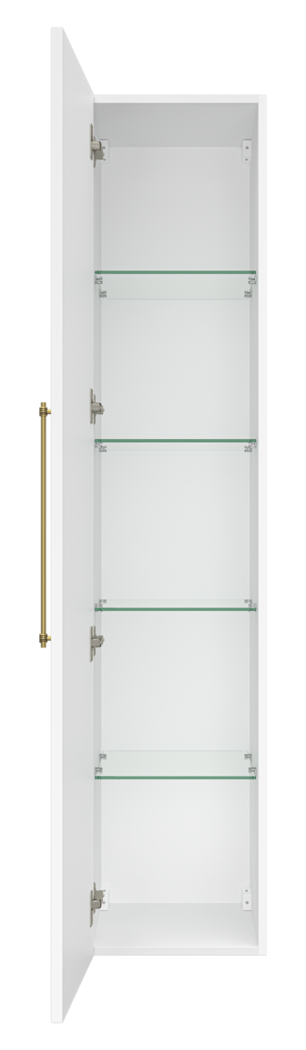 Пенал Brevita Alicante 35 подвесной, L/R, белый