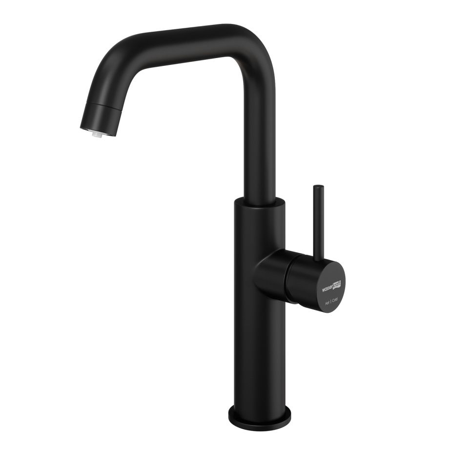 Смеситель для кухни под фильтр однорычажный WasserKraft А8567 черный