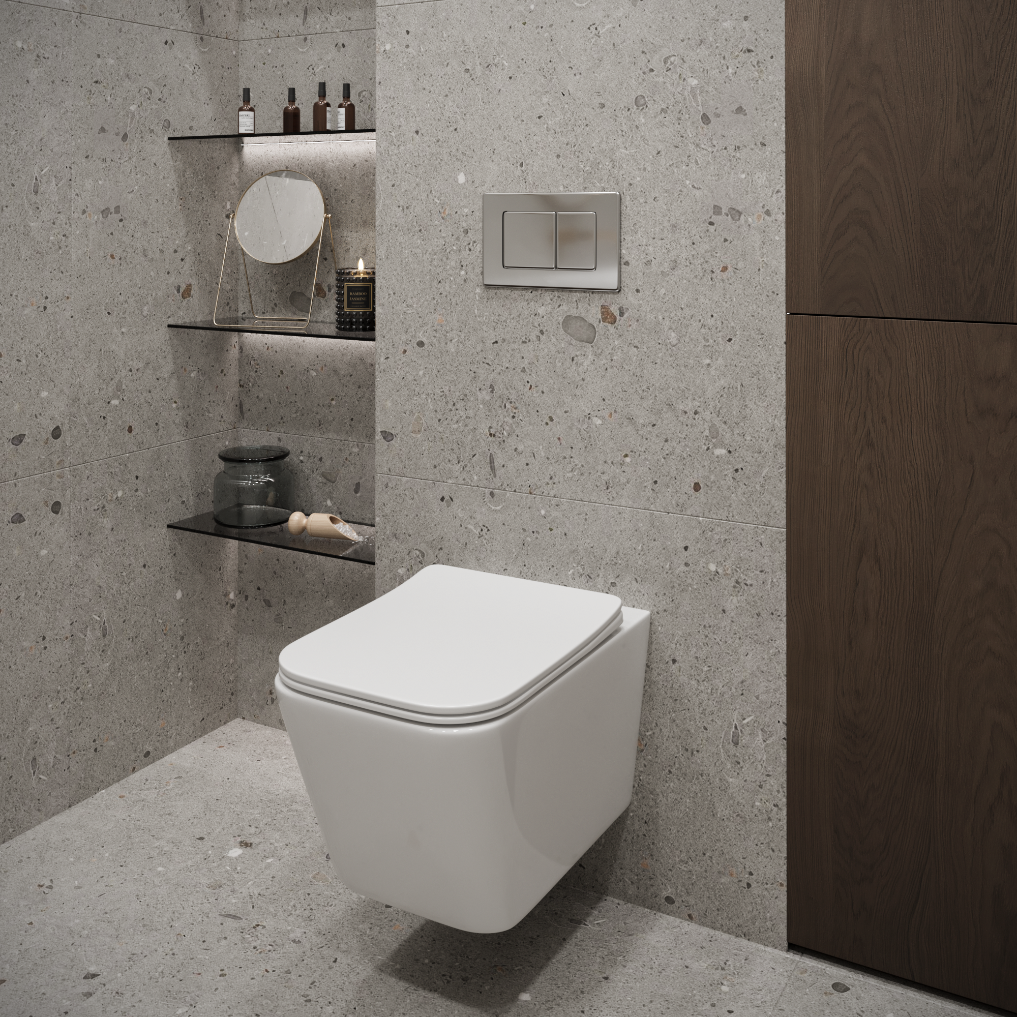 Унитаз Stella Polar Ибица KN9722004 подвесной, белый