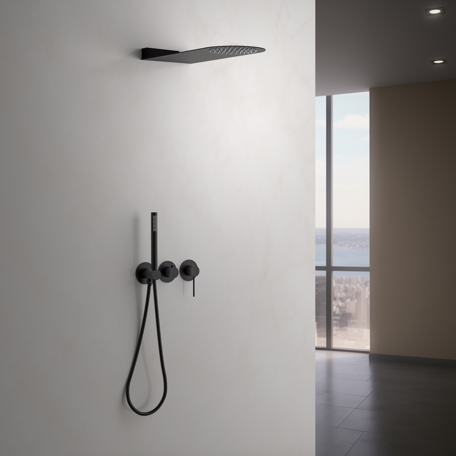 Душевая система встроенная Timo Saona SX-2340/03SM черный