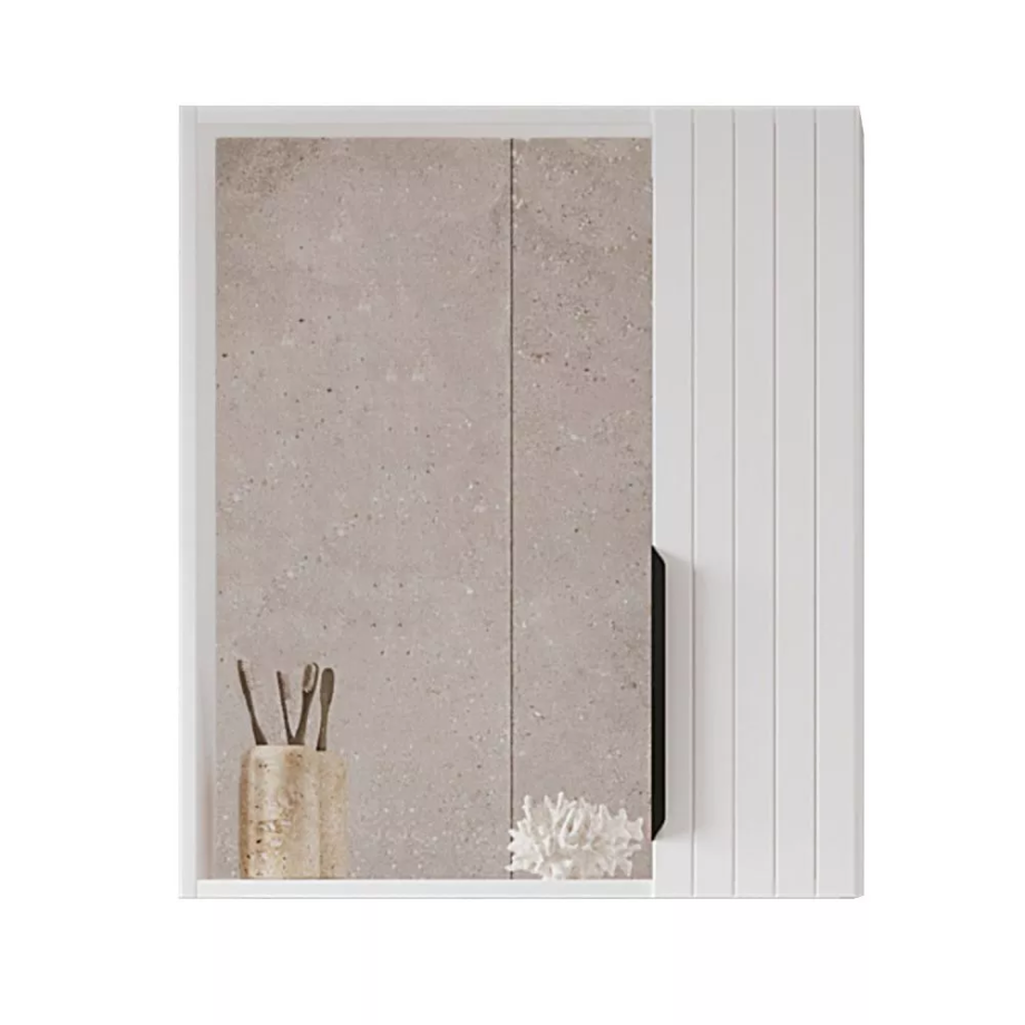 Зеркало с шкафчиком Viant Сицилия 60 R белый