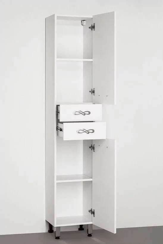 Пенал Style Line Венеция 36 напольный, белый