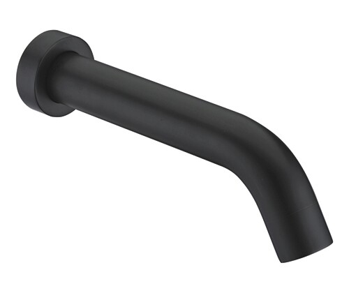 Настенный излив WasserKraft Elbe A084 встраиваемый, 210 мм, черный Soft-touch