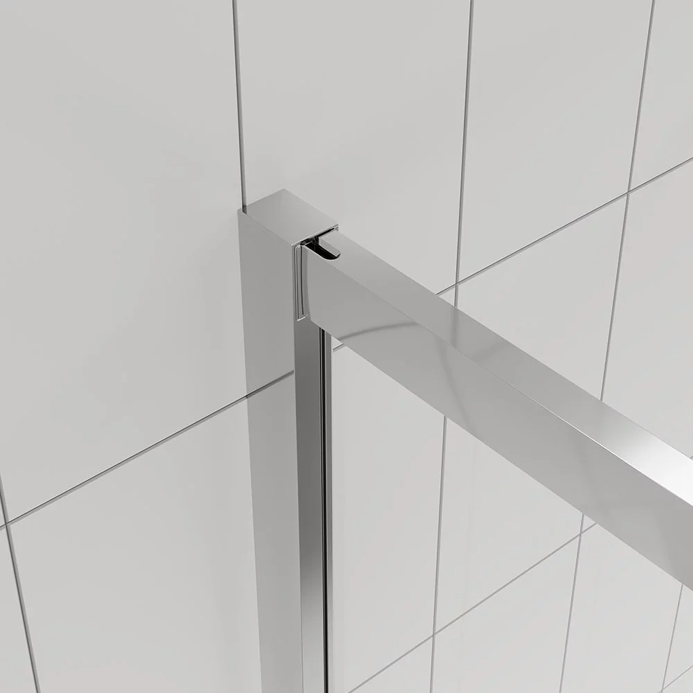 Душевой угол Veconi Evo 300 CH, 900х900x1950, хром, прозрачное стекло