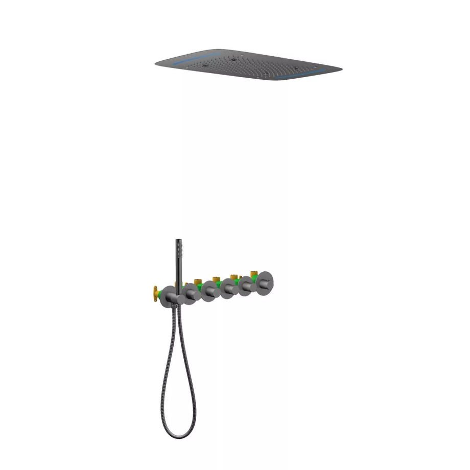 Душевой комплект Timo Saona SX-2319/18SM черное золото