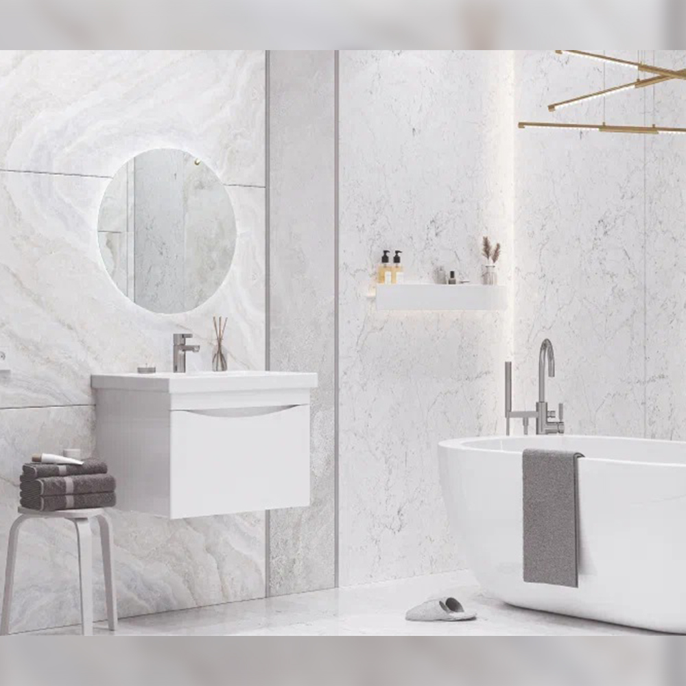 Тумба с раковиной подвесная Velvex Vizo tpVIZ.60.1Y-21, 60 см