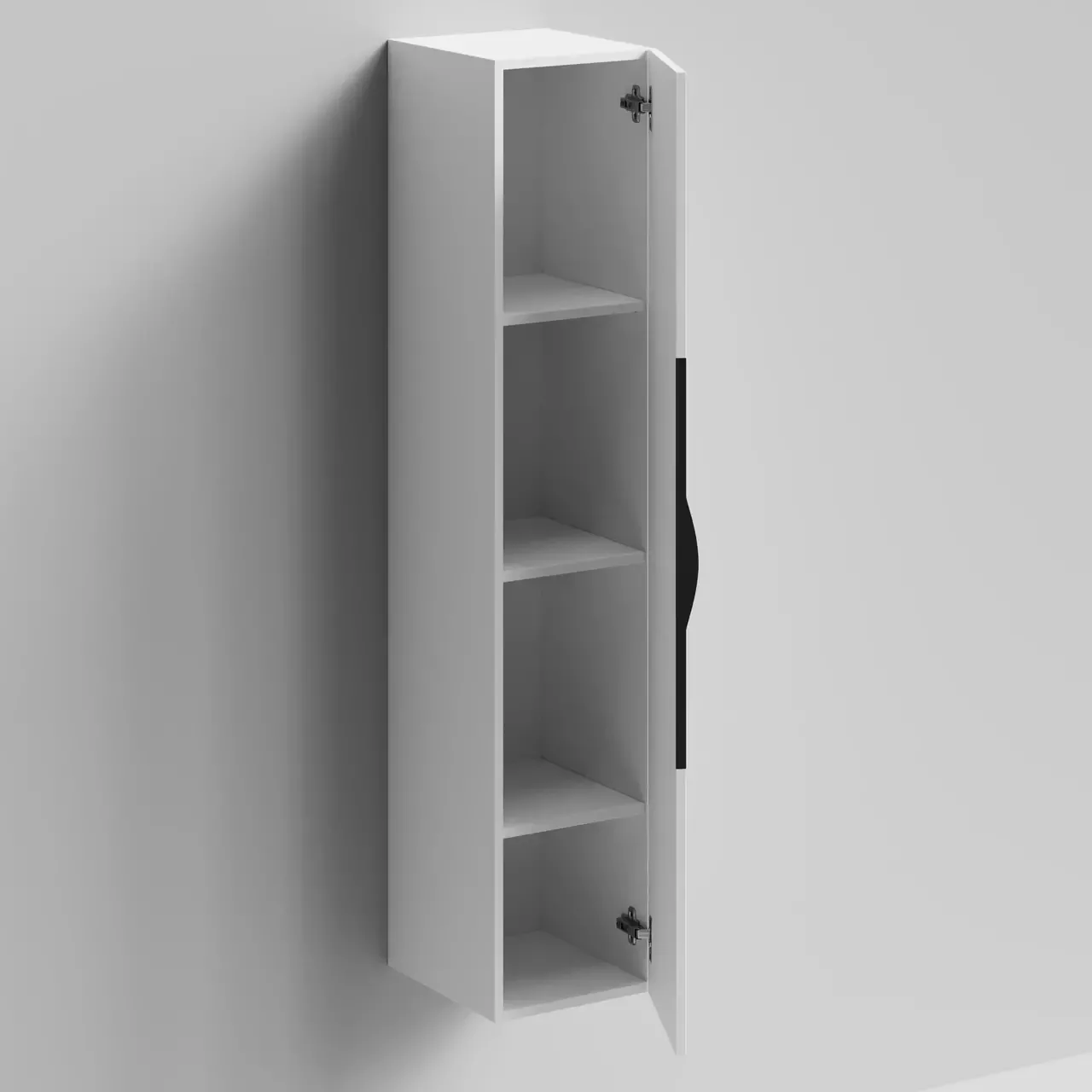 Пенал Vod-ok Марко 30 R/L подвесной, 1 дверь, белый + 13 цветов, ручка хром или черный