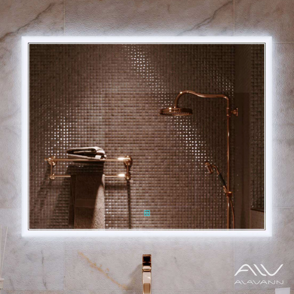 Зеркало Alavann Emma 90 свет, антизапотевание, сенсор