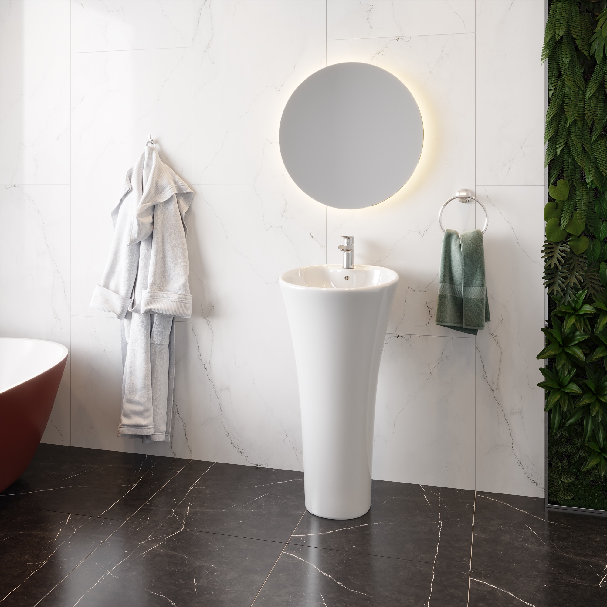 Раковина Ceruttispa ADELINA напольная 455x455x870