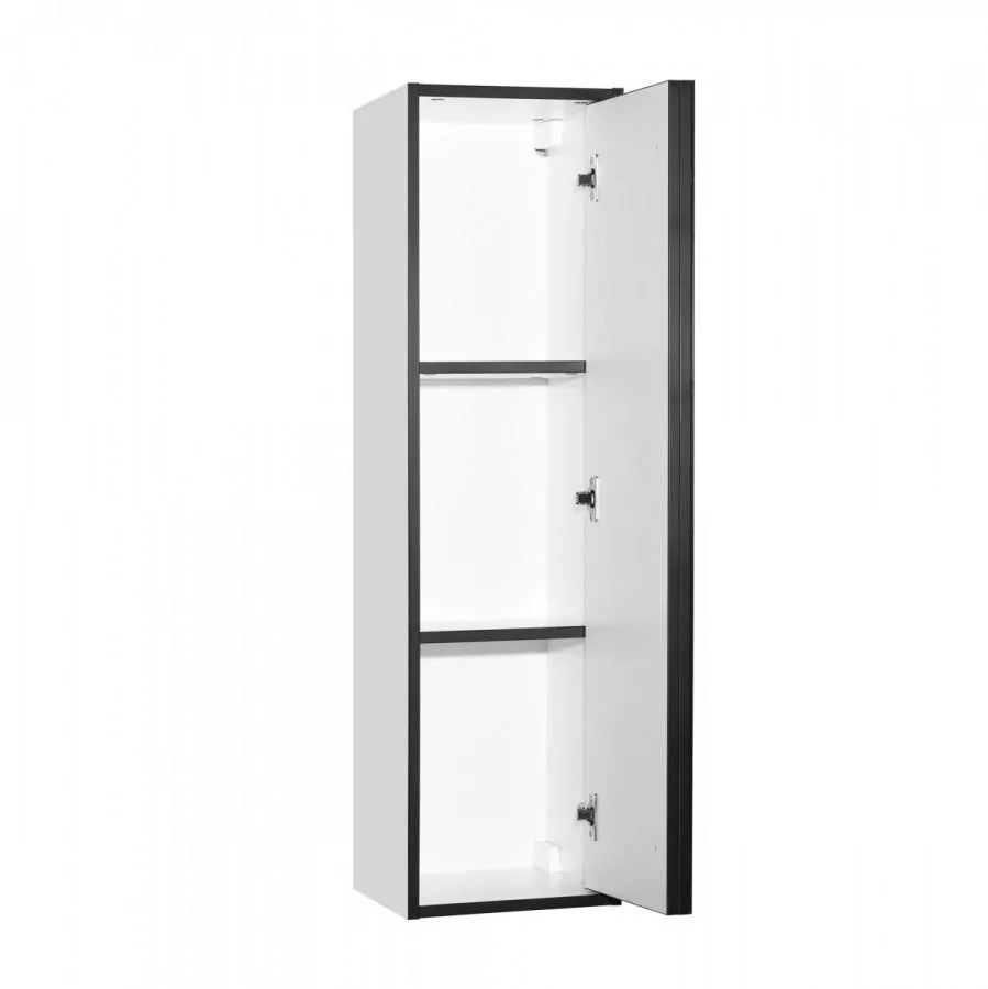 Пенал Style Line Амстердам 30 L/R подвесной, белый матовый/черный