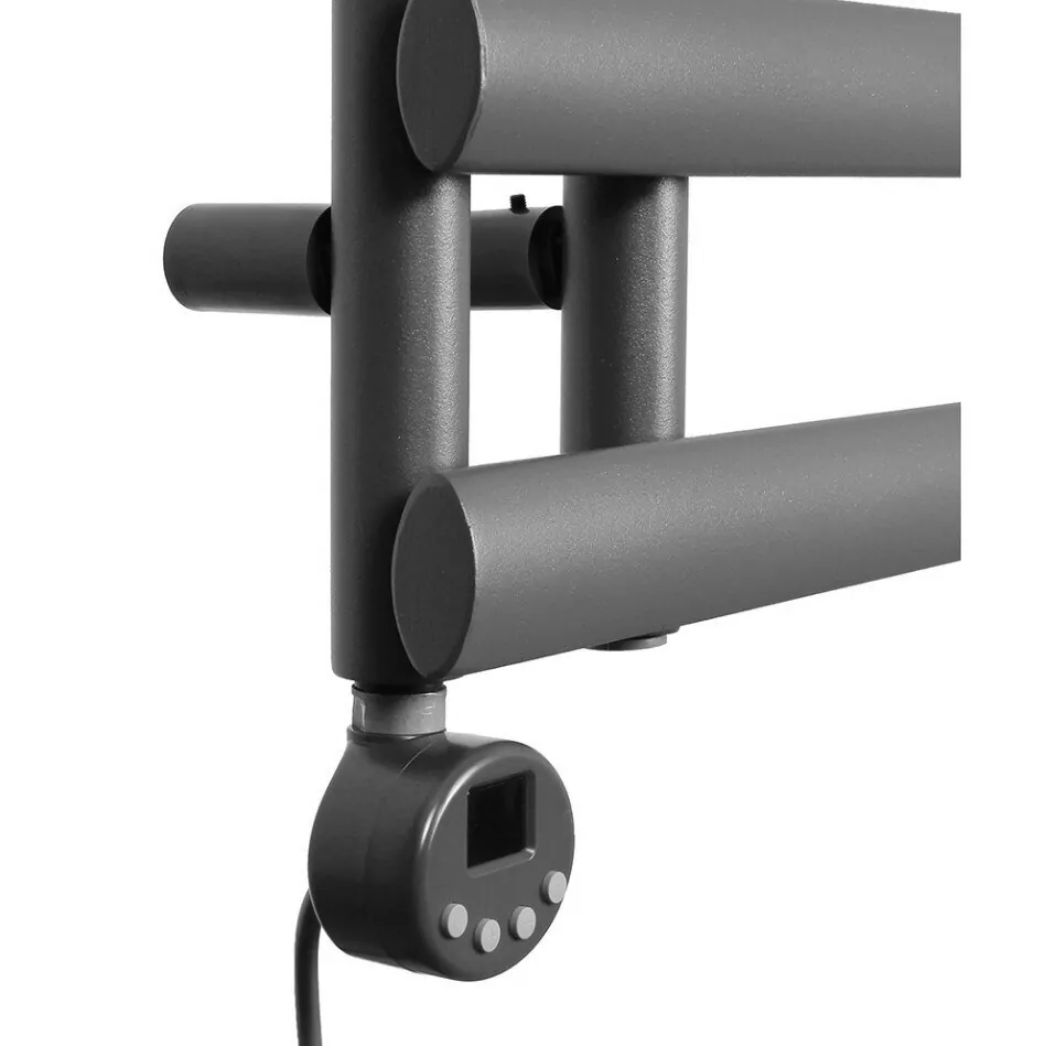 Полотенцесушитель электрический Domoterm Гамма П9 500х820 EL левый, графит