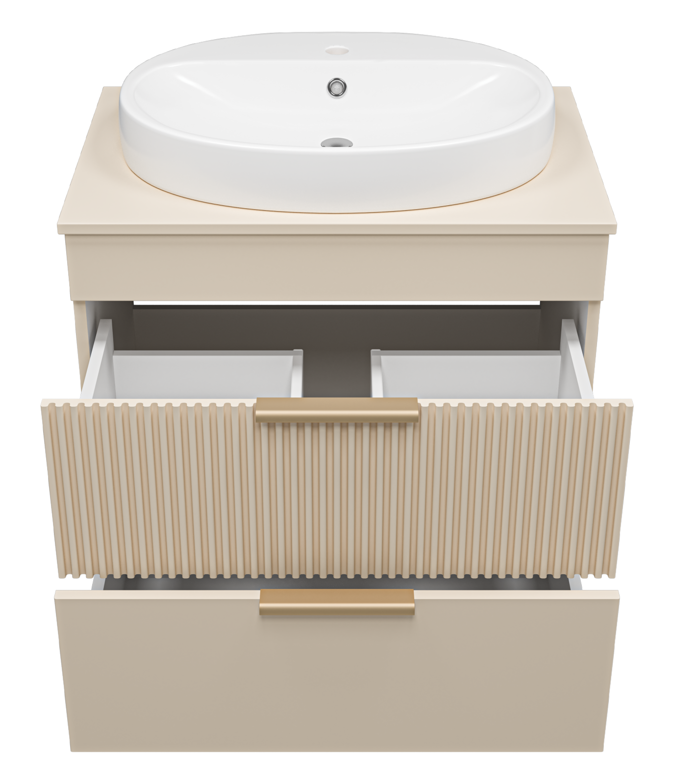 Тумба с раковиной Brevita Enfida 70 бежевый