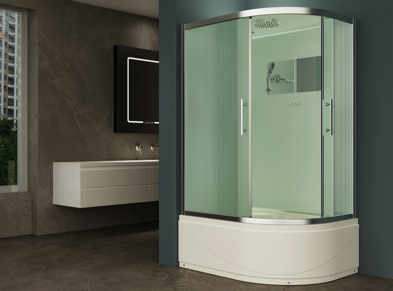 Душевая кабина Esbano EST-129CRB (L) 120x90x210