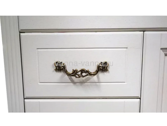 Мебель для ванной ValenHouse Эллина 120 комплект, напольный, белый, бронза