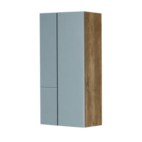 Шкаф навесной Aquaton Мишель 43 две двери, дуб рустикальный, фьорд