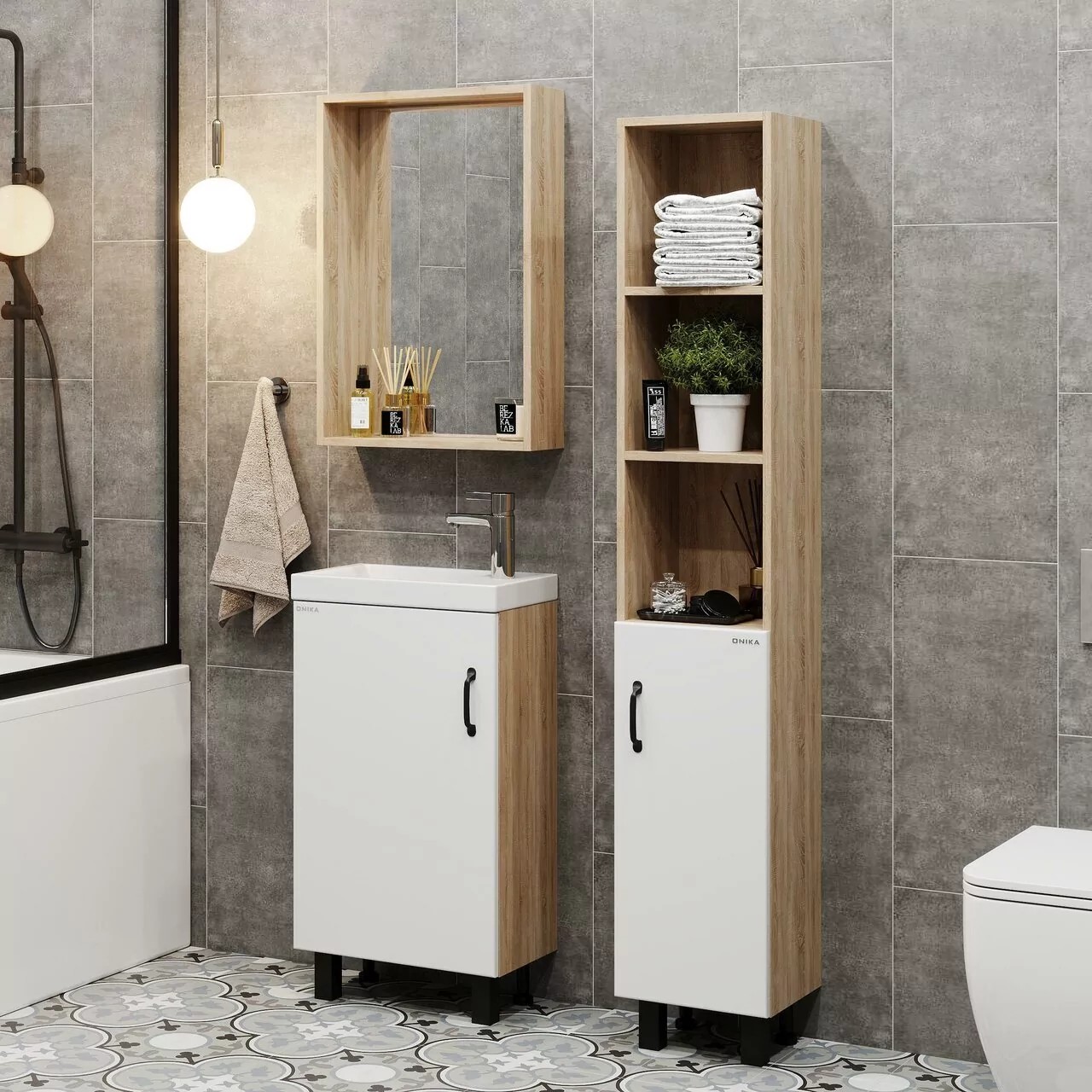 Зеркало Onika Тимбер 48 дуб сонома от магазина Vanna-Vanna.ru!