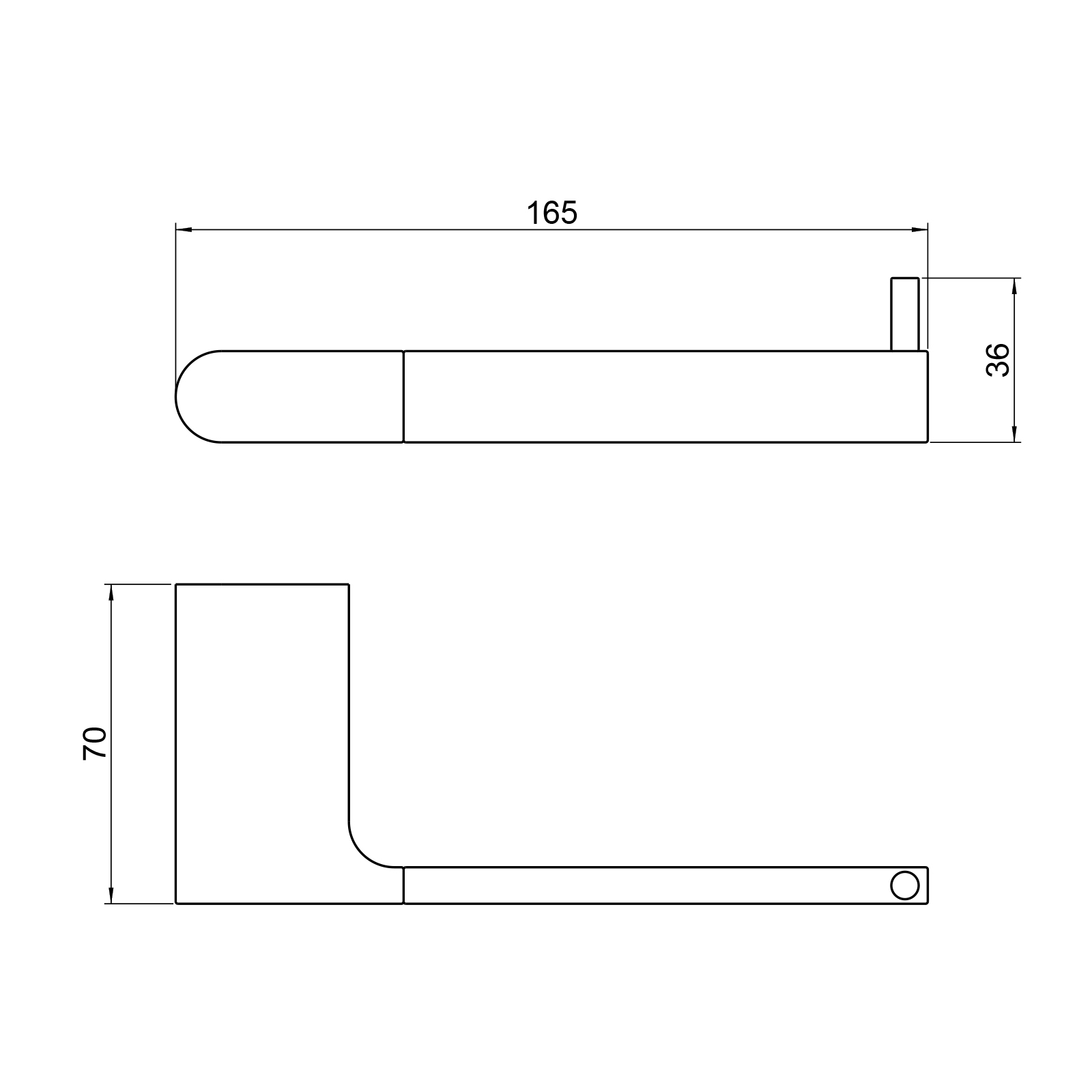 Бумагодержатель Timo Luiro 18441/03 черный