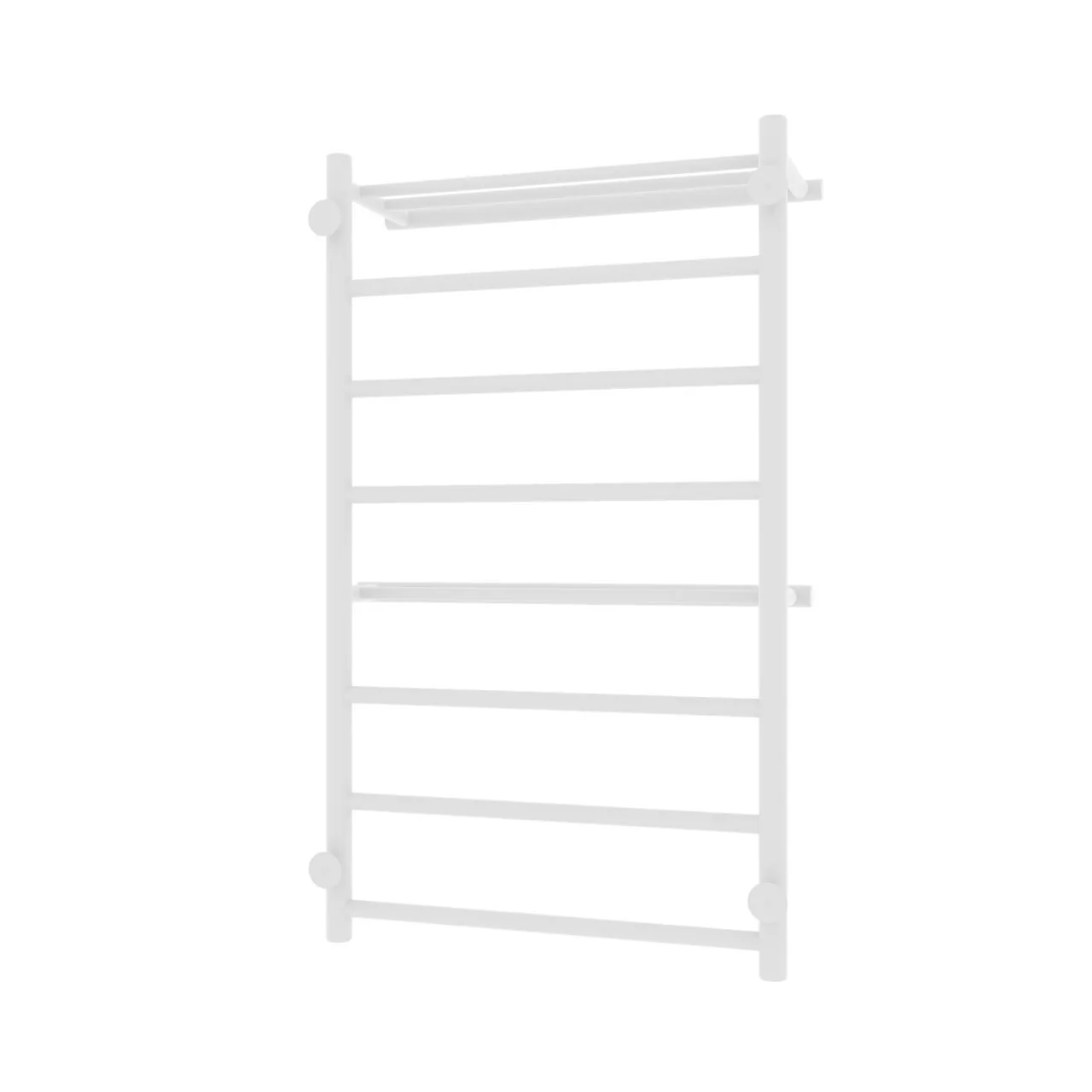 Полотенцесушитель водяной Laris Лавина П9 500х800 с полкой, белый матовый