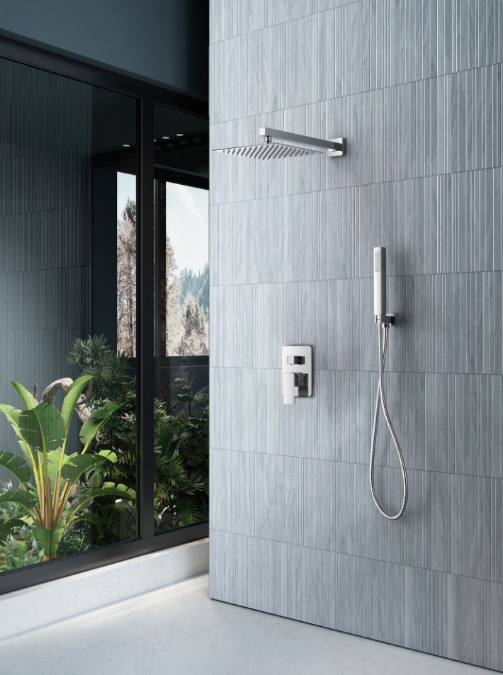 Душевой комплект SantiLine SL-9018 хром