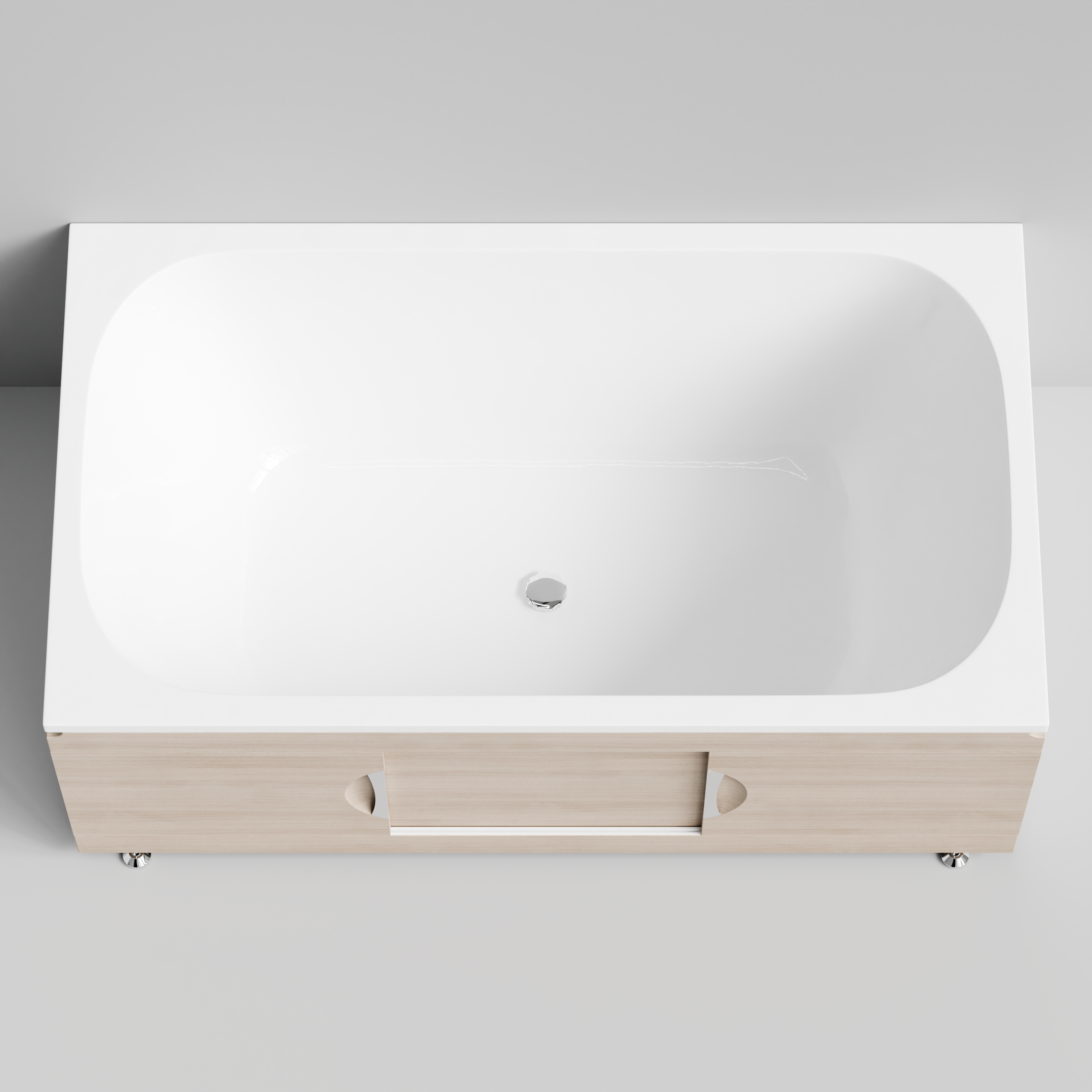 Экран под ванну Vod-ok Топ 150 раздвижной, дуб