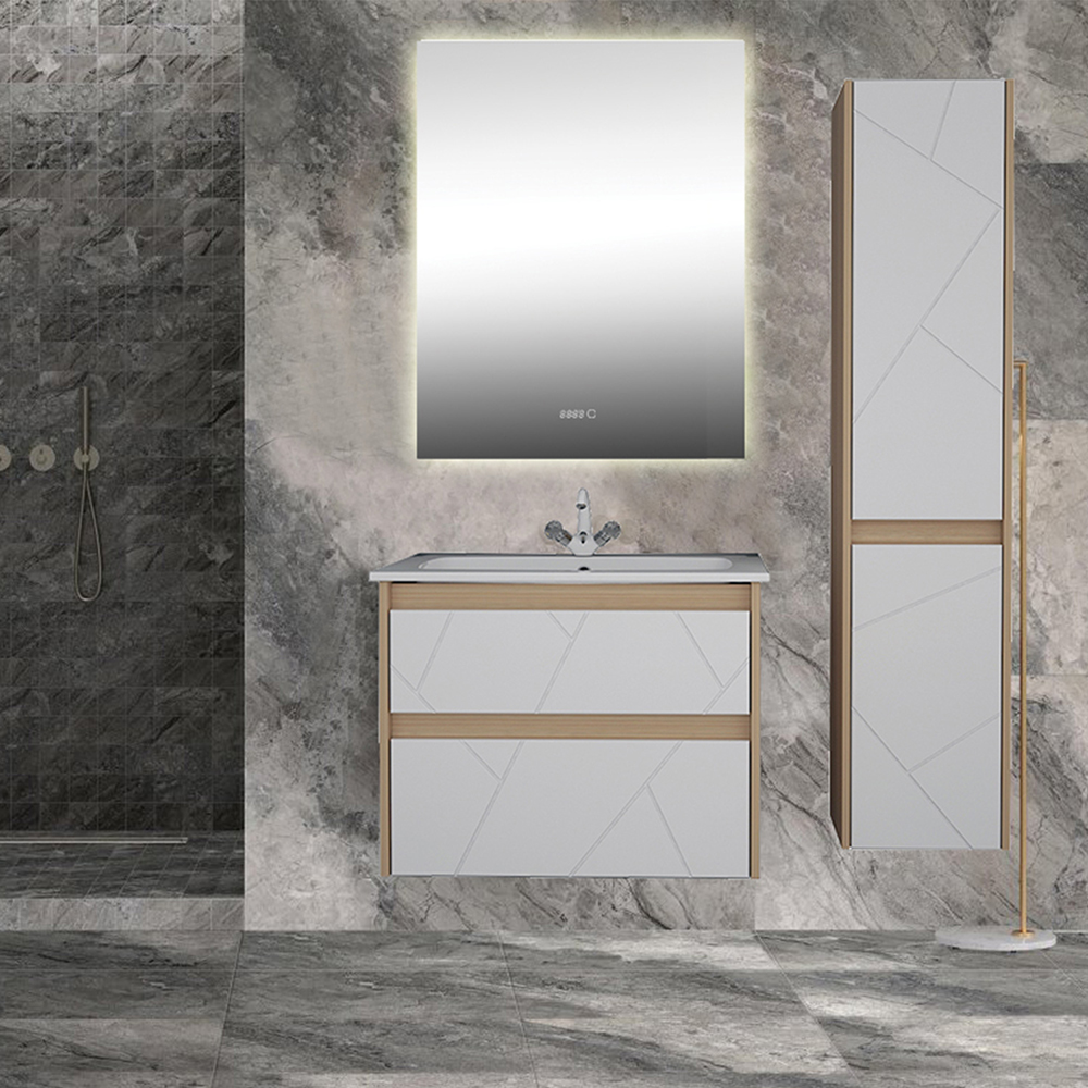 Мебель для ванной Асб-мебель Диана 75 комплект, подвесной, белый