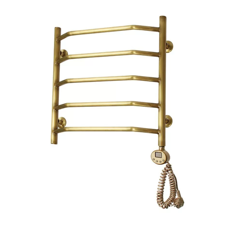 Полотенцесушитель электрический Domoterm Лаура П5 500x500 АБР ER правый, античная бронза