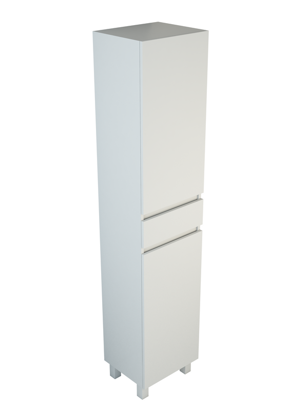 Пенал Emmy Морган 40 R с бельевой корзиной, напольный, белый