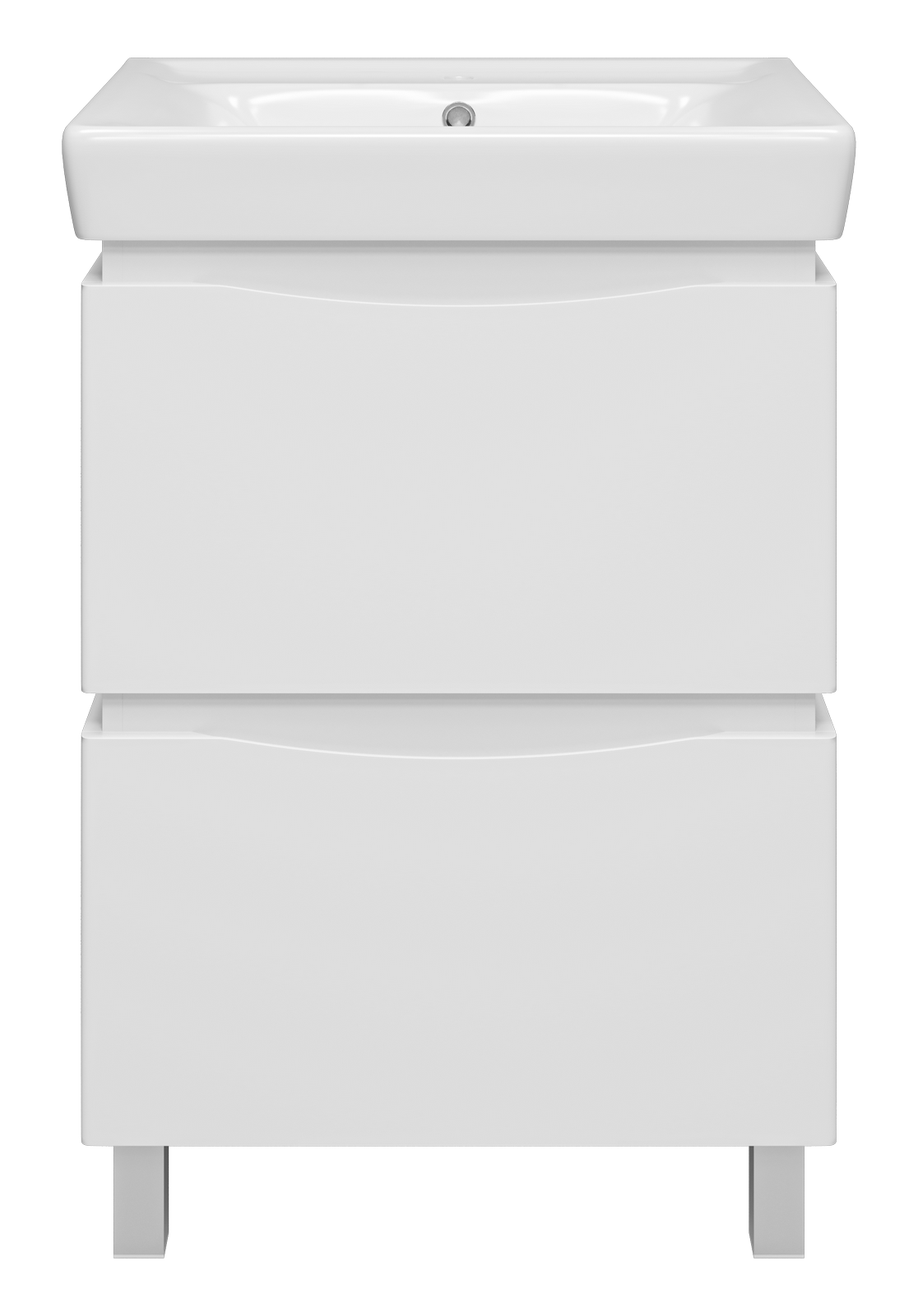 Тумба с раковиной Misty Венера 60 белый