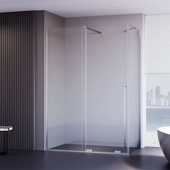 Душевой угол Veconi Premium Trento PTC-SP-50CH, 1000х900x2000, хром, стекло прозрачное