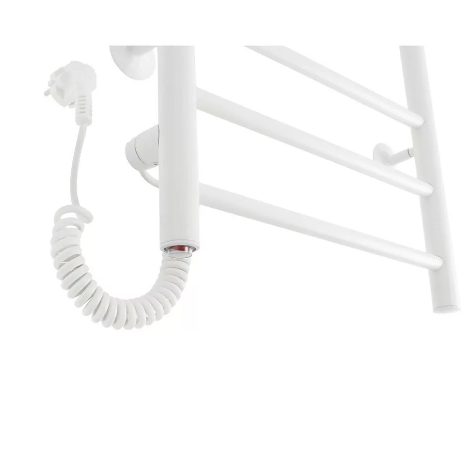 Полотенцесушитель электрический Domoterm Классик DMT 109-6 50х80 EK L левый, белый матовый