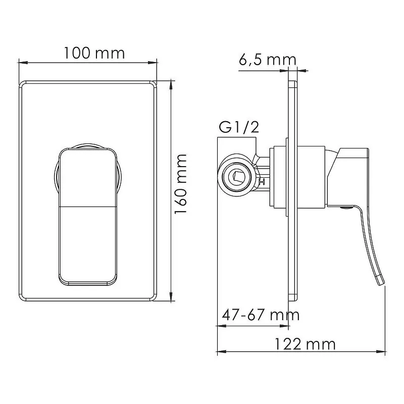 Смеситель для раковины WasserKraft Exter A16573 светлая бронза
