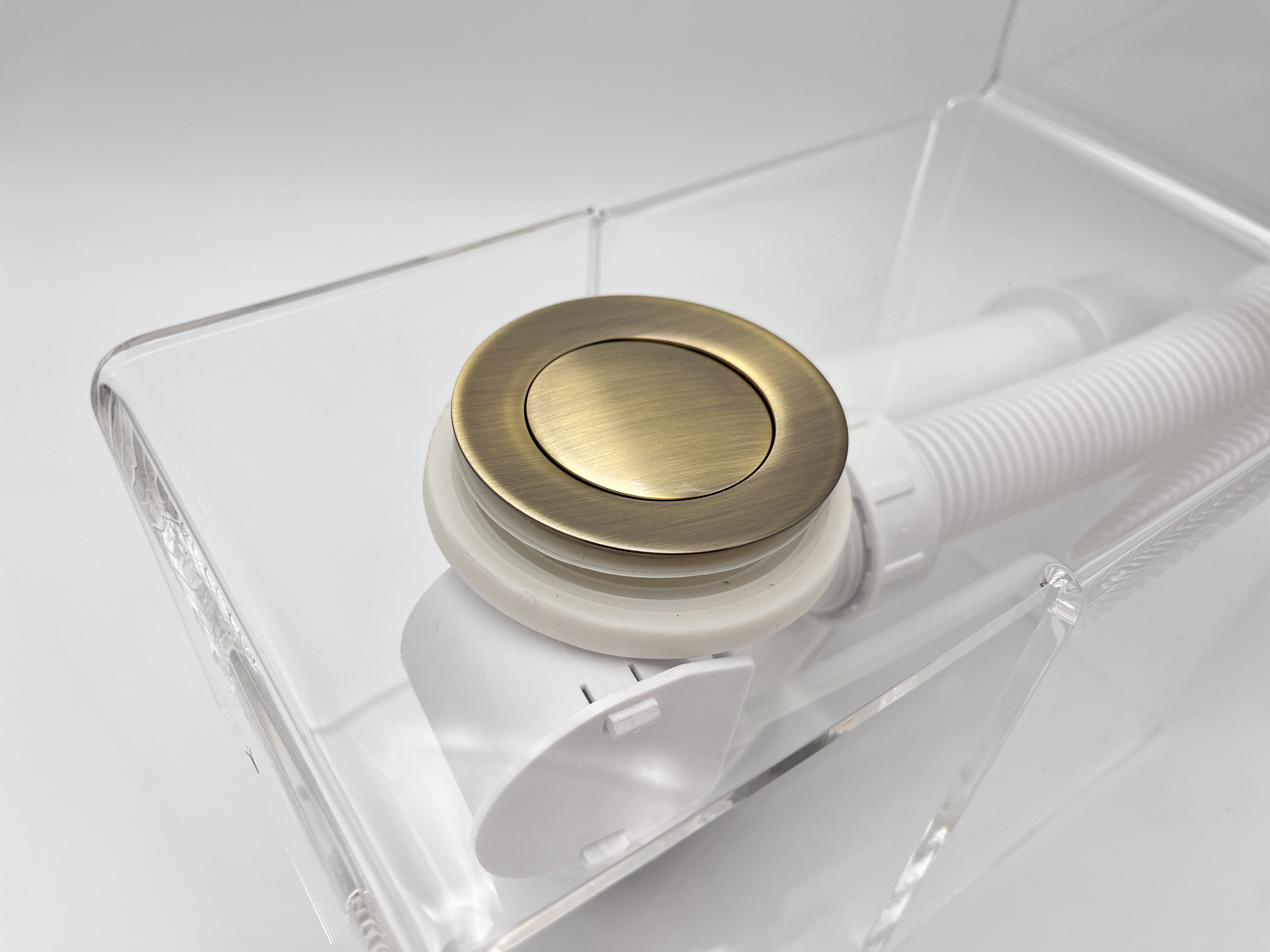 Слив перелив п/автомат Vega V55R 60см бронза глянец