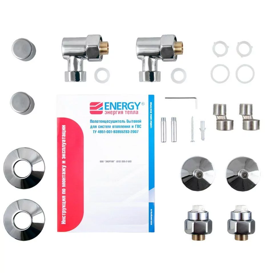 Полотенцесушитель водяной Energy Classic 600x600 хром