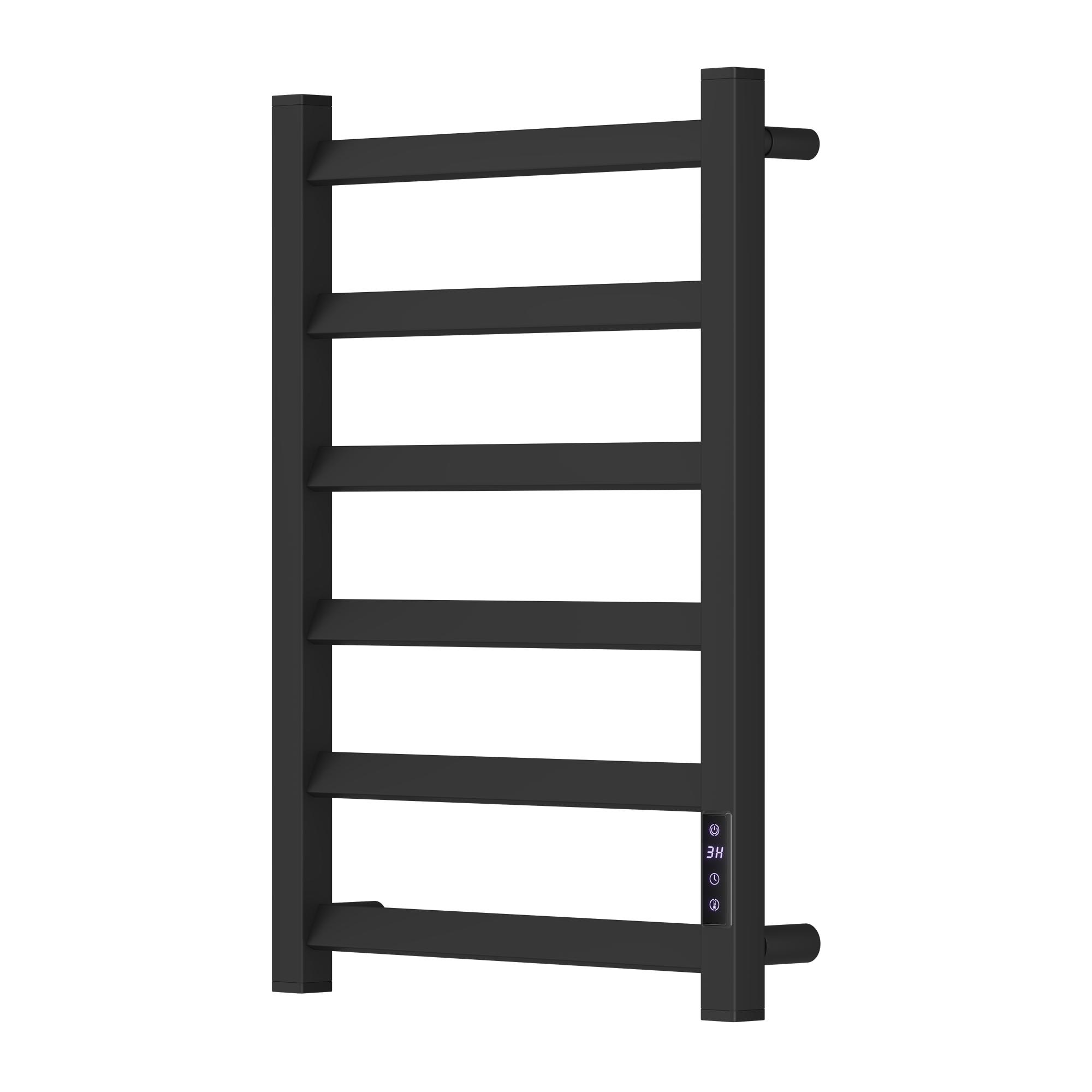 Полотенцесушитель электрический APEXTERMO Galaxy GL00164BM 600x400, черный матовый