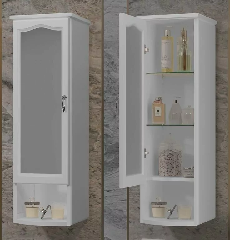 Шкаф навесной Opadiris Риспекто 30 L, белый матовый