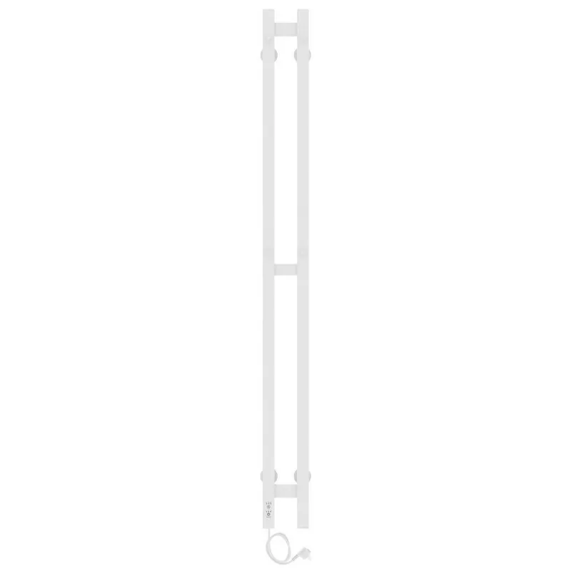 Полотенцесушитель электрический Laris Прайм Дуэт ЧК 80х1200 левый, белый матовый