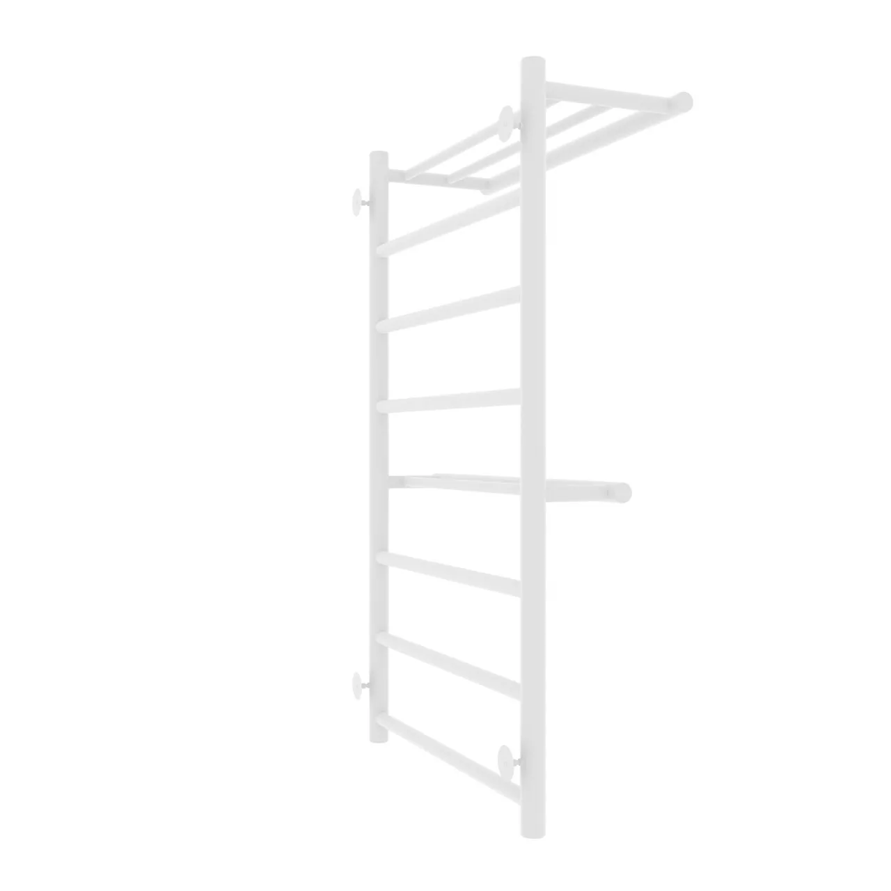 Полотенцесушитель водяной Laris Лавина П9 500х800 с полкой, белый матовый