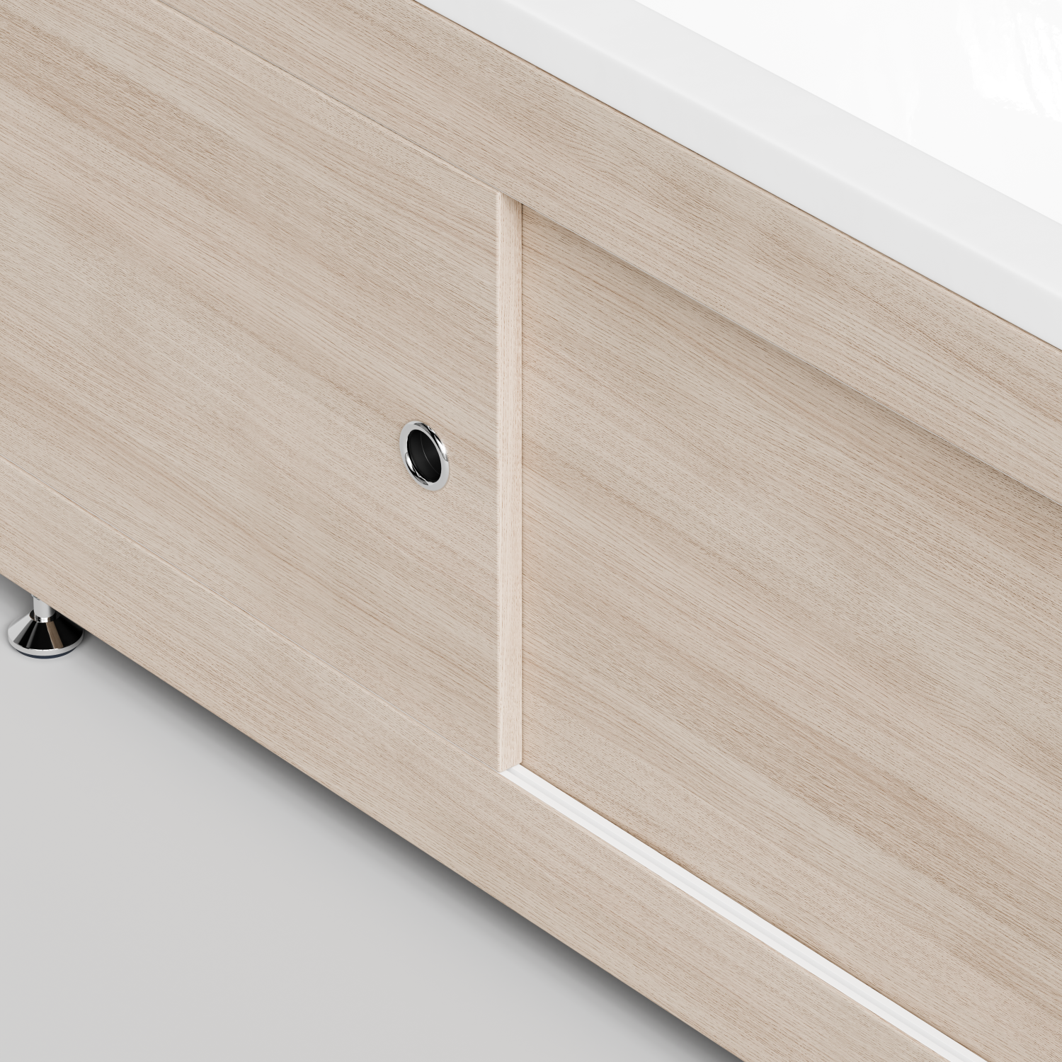 Экран под ванну купе Vod-ok 150 раздвижной дуб