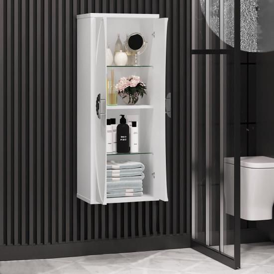 Пенал Opadiris Ибица 50 подвесной, белый, серебро