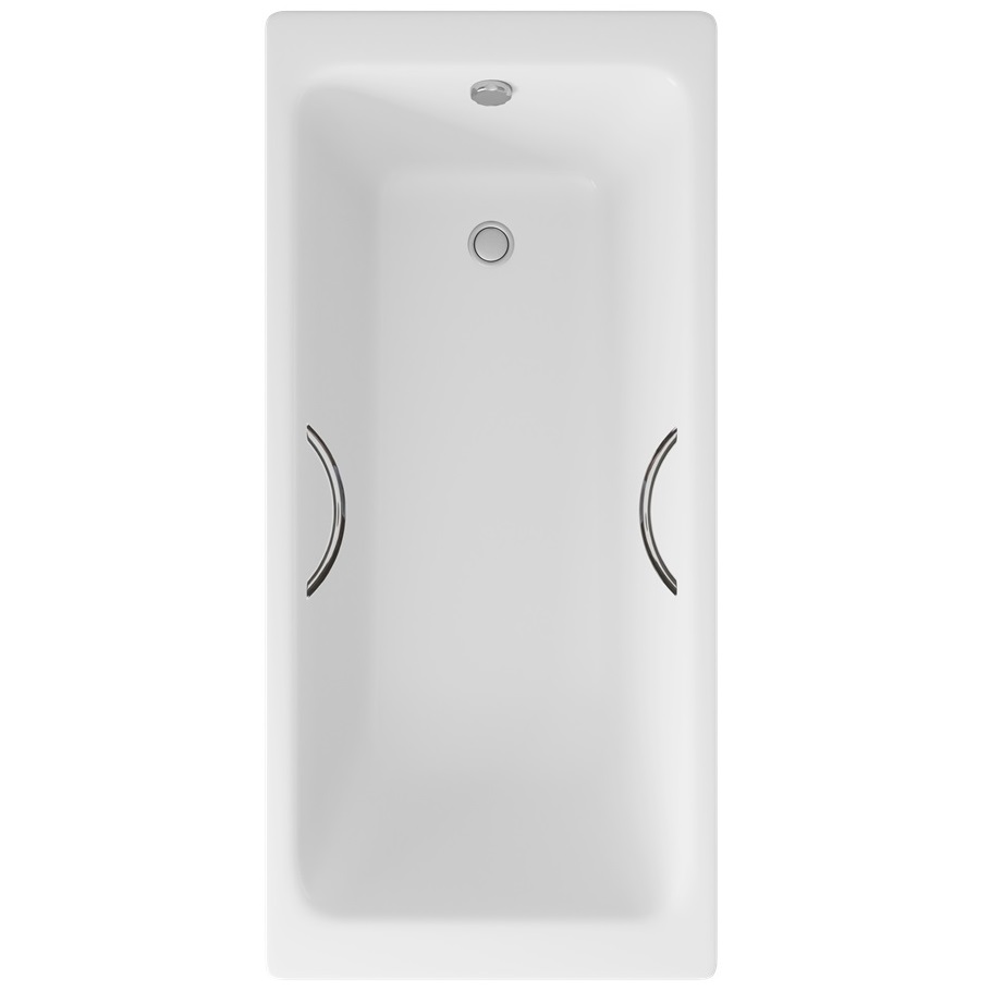 Ванна чугунная Delice Parallel 180х80 DLR220506R с ручками от магазина Vanna-Vanna.ru!