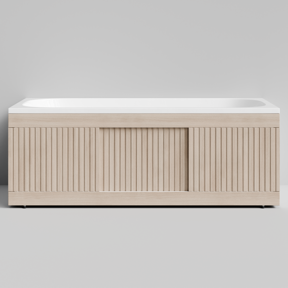 Экран под ванну Vod-ok Тач 150 раздвижной дуб + 15 цветов