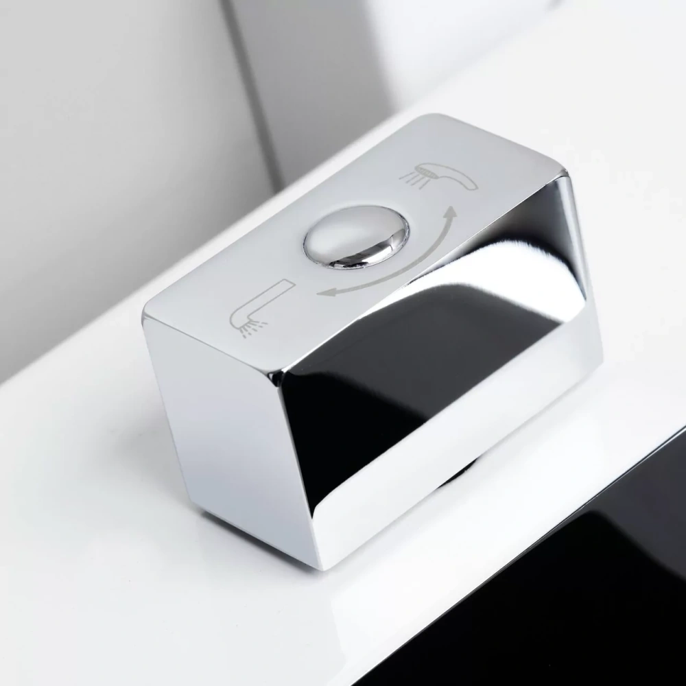 Смеситель для ванны WasserKraft Aller 1061WHITE хром от магазина Vanna-Vanna.ru!