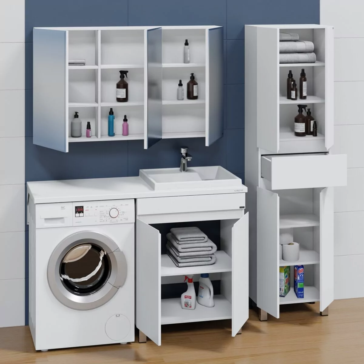 Раковина Санта Юпитер 1300х500 R белая