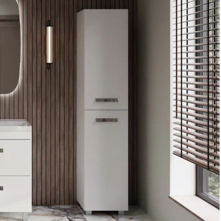 Пенал Velvex Orlando 40 см, белый матовый