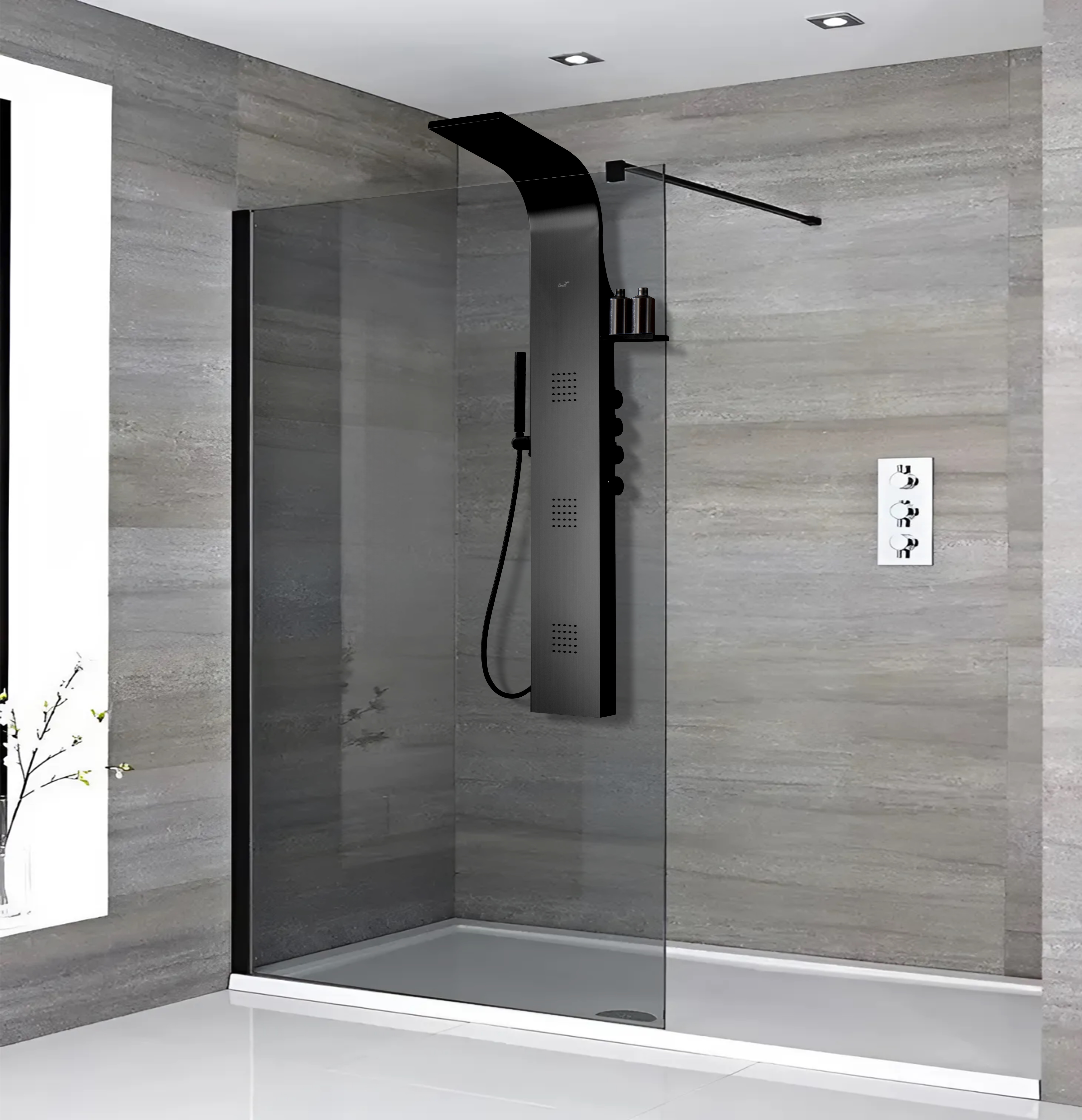 Душевая панель Cerutti Spa BELLA B CT9254 черный