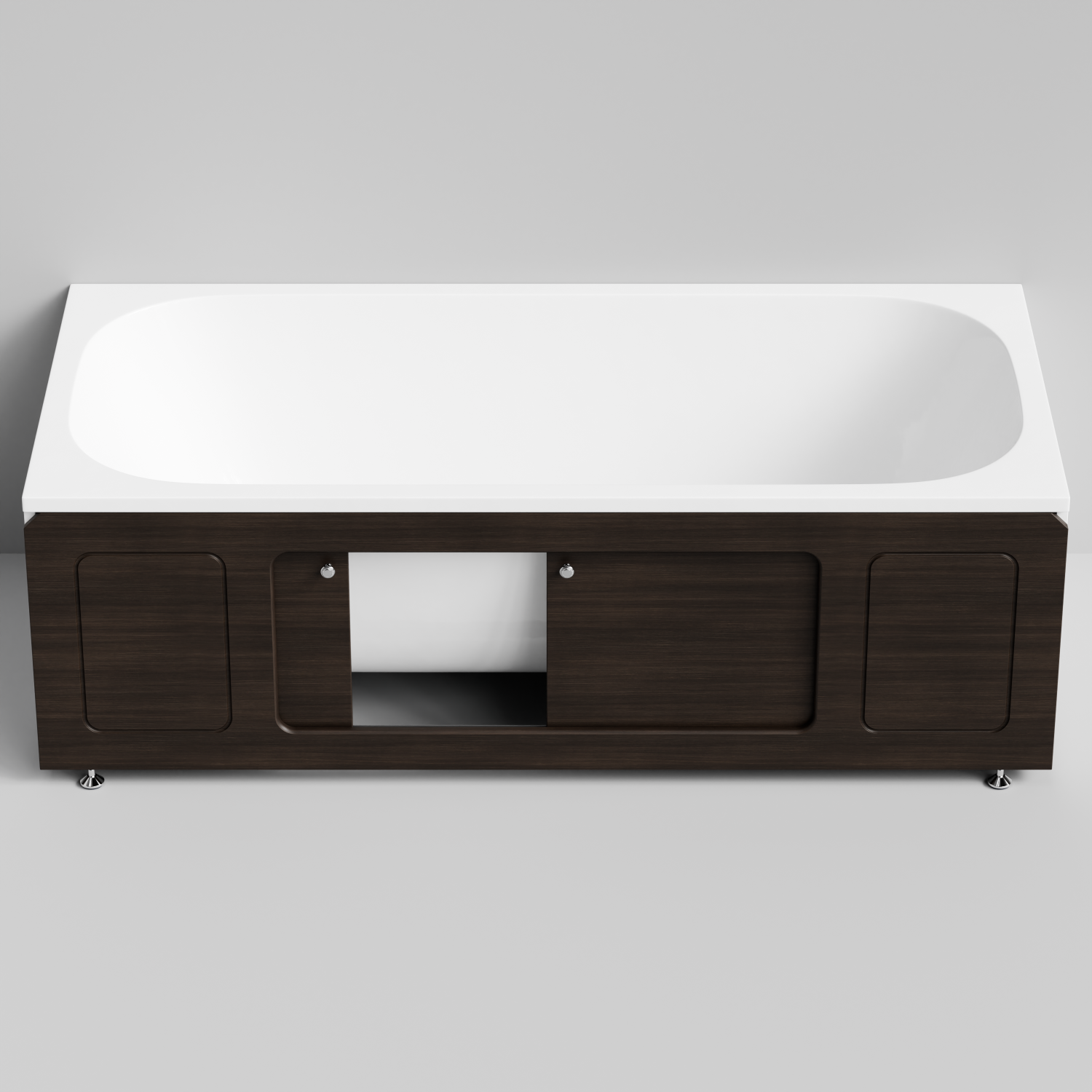 Экран под ванну Vod-ok Лидер 180 раздвижной Палисандр