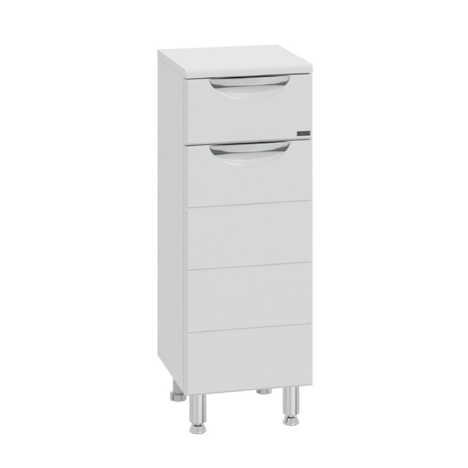 Тумба-комод Санта Родос 30 R, 1 ящик, 1 дверь, белая