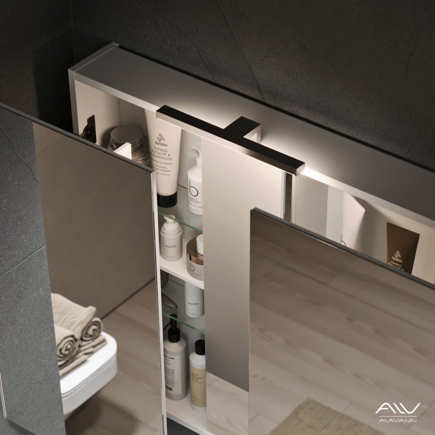 Светильник для ванной Alavann 300 (EL-FT-ML-101P) хром