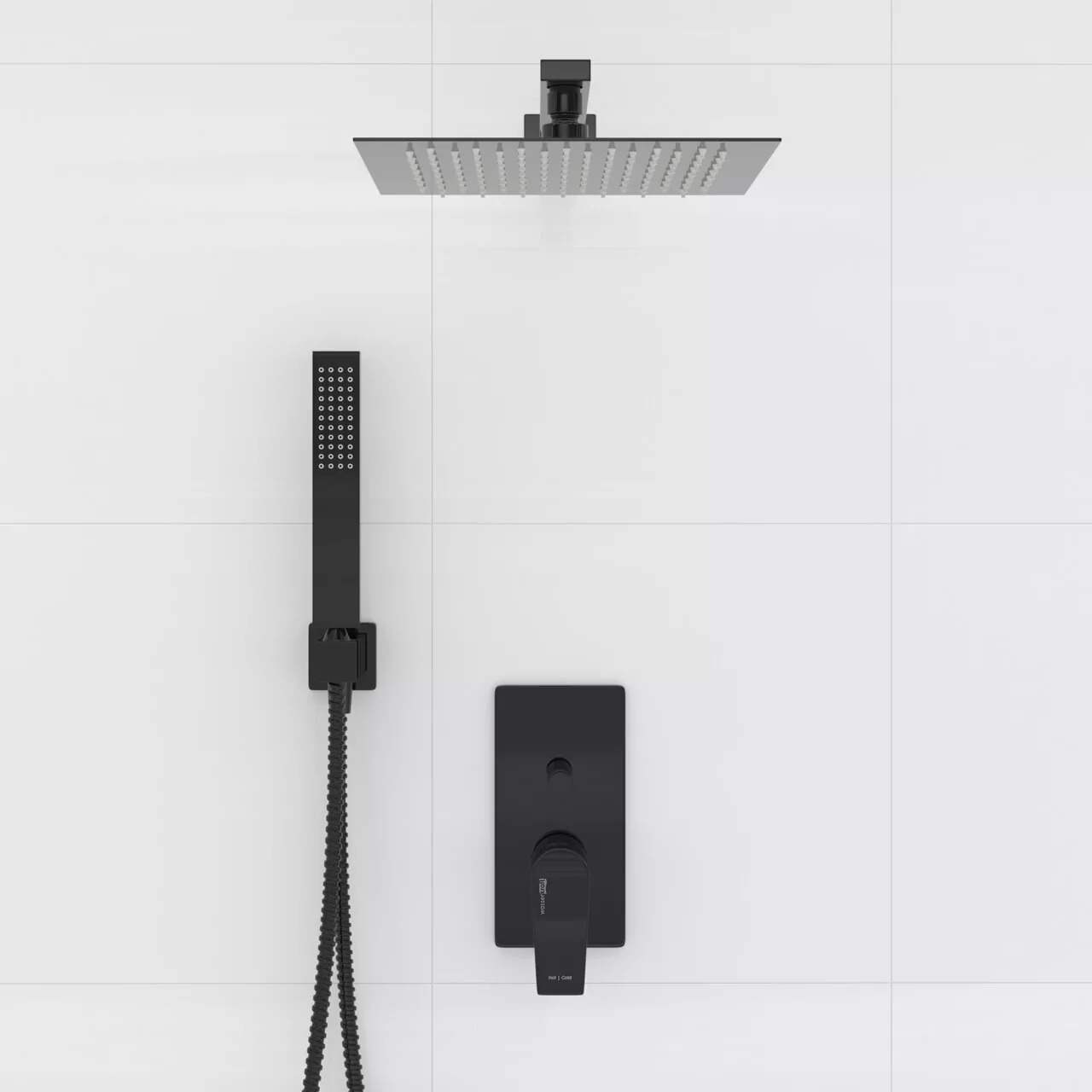 Душевой комплект WasserKraft A66209 черный глянец