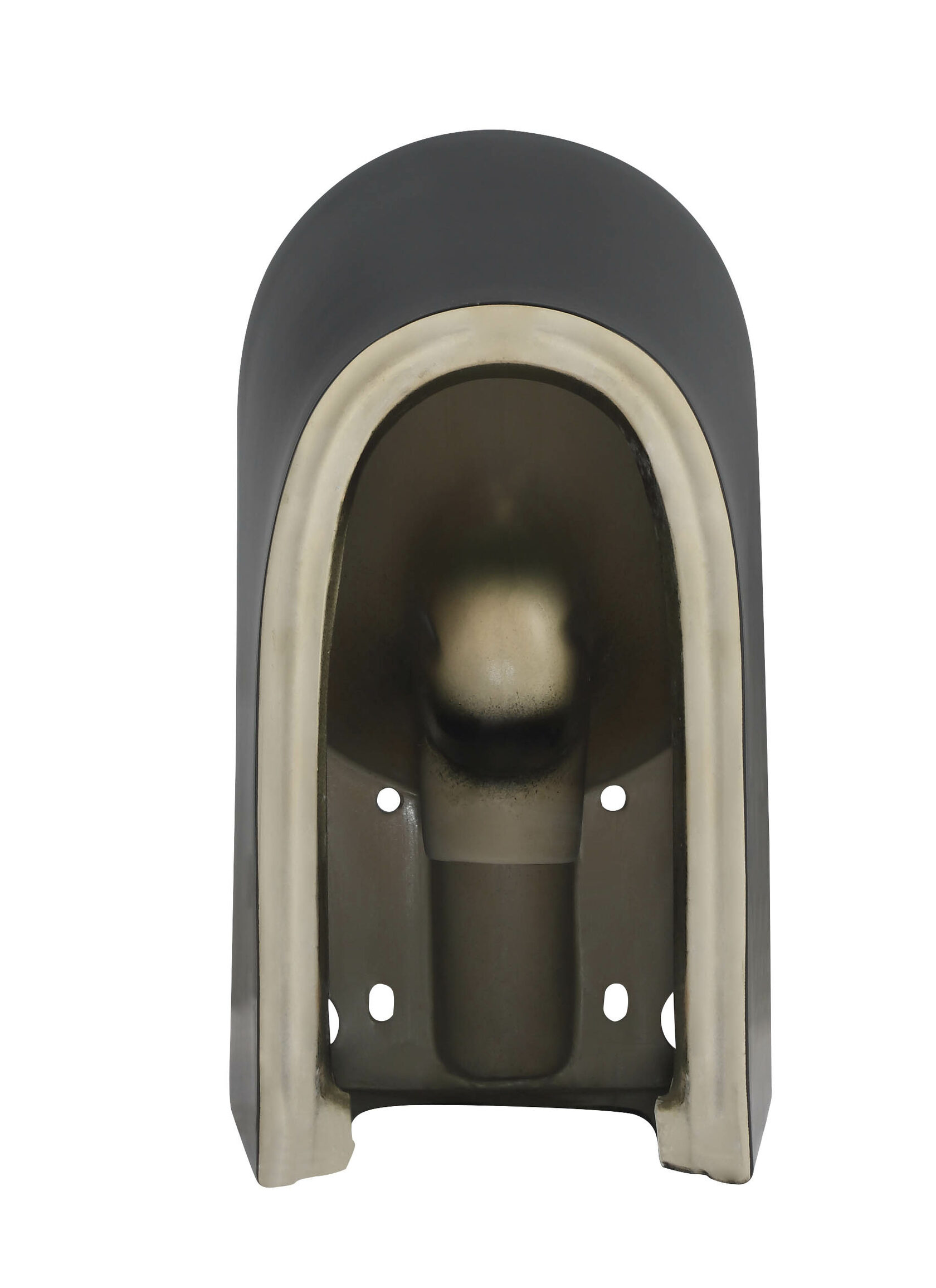 Унитаз SantiLine SL-5026MB напольный, безободковый, торнадо, черный матовый